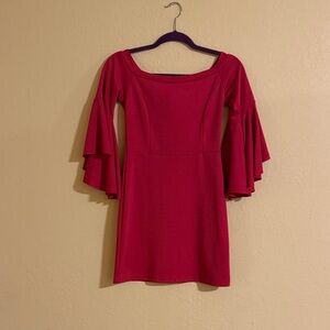 Elegant Pink Women's Dress